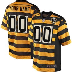 Pittsburgh Steelers Custom Yellow Black NFL Jersey Pittsburgh Steelers Custom Yellow Black NFL Jersey