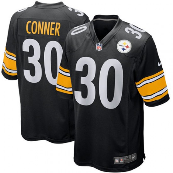 Pittsburgh Steelers James Conner 30 Nike Black NFL Jersey