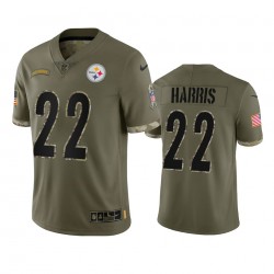 Pittsburgh Steelers Najee Harris 22 Nike 2022 Salute to Service NFL Jersey Pittsburgh Steelers Najee Harris 22 Nike 2022 Salute to Service NFL Jersey
