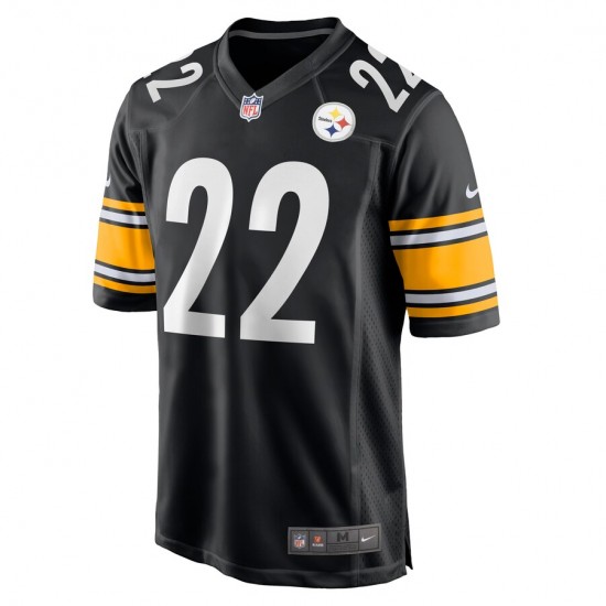 Pittsburgh Steelers Najee Harris 22 Nike Black 2021 Draft NFL Jersey