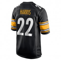 Pittsburgh Steelers Najee Harris 22 Nike Black 2021 Draft NFL Jersey