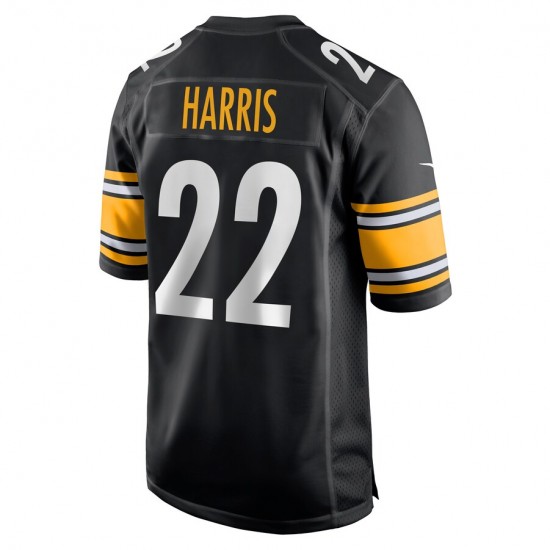 Pittsburgh Steelers Najee Harris 22 Nike Black 2021 Draft NFL Jersey