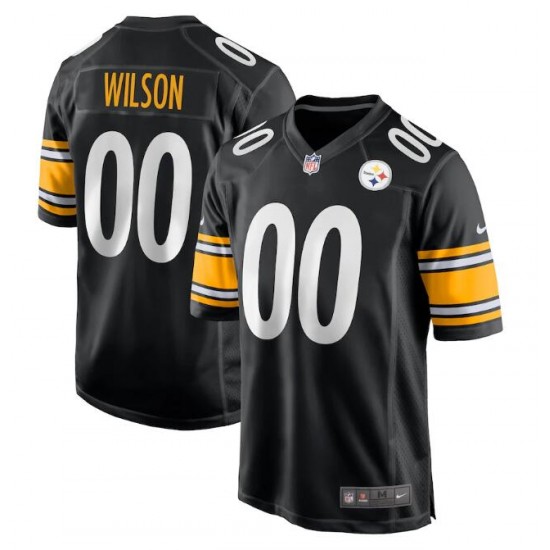 Pittsburgh Steelers Roman Wilson Nike Black 2024 NFL Draft Game Player Jersey