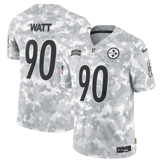 Pittsburgh Steelers T.J. Watt Nike 2024 Salute to Service NFL Jersey