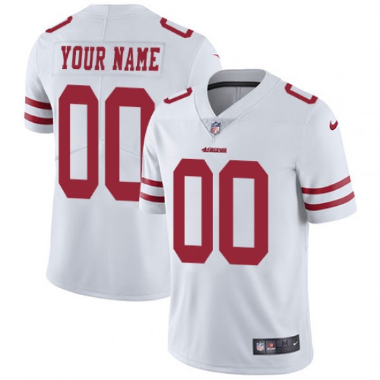 San Francisco 49ers Custom White NFL Jersey