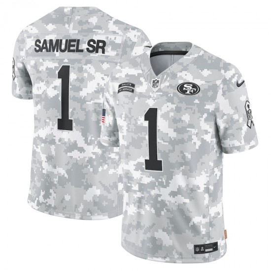 San Francisco 49ers Deebo Samuel Sr Nike 2024 Salute to Service NFL Jersey