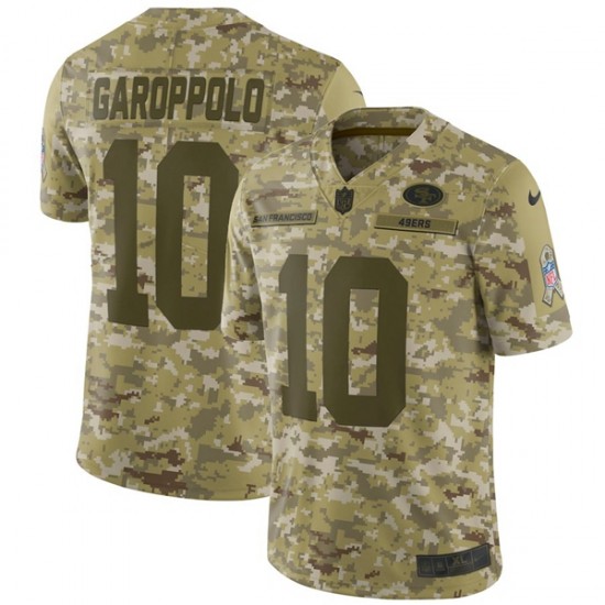 San Francisco 49ers GAROPPOLO 10 Nike Salute to Service NFL Jersey
