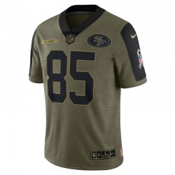San Francisco 49ers George Kittle 85 Nike 2021 Salute to Service NFL Jersey