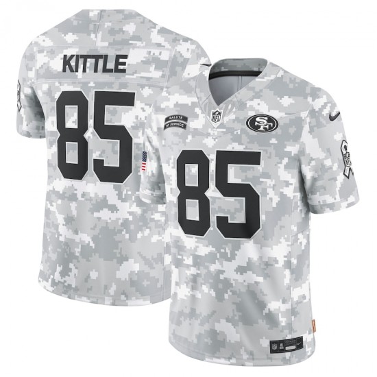 San Francisco 49ers George Kittle Nike 2024 Salute to Service NFL Jersey