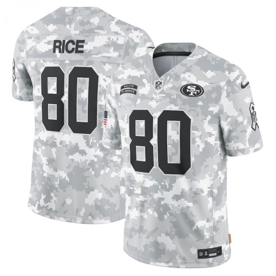 San Francisco 49ers Jerry Rice Nike 2024 Salute to Service NFL Jersey