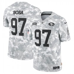San Francisco 49ers Nick Bosa Nike 2024 Salute to Service NFL Jersey