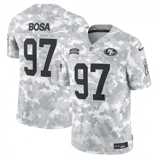 San Francisco 49ers Nick Bosa Nike 2024 Salute to Service NFL Jersey