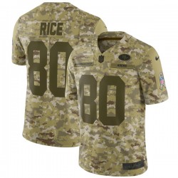 San Francisco 49ers RICE 80 Nike Salute to Service NFL Jersey