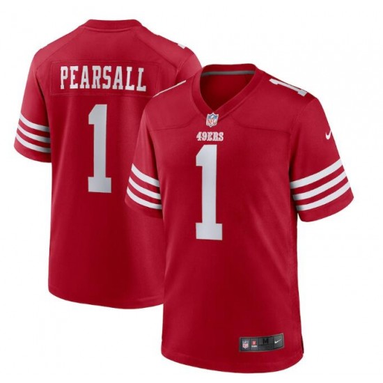 San Francisco 49ers Ricky Pearsall Nike Scarlet 2024 Draft NFL Jersey
