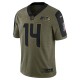 Seattle Seahawks DK Metcalf 14 Nike 2021 Salute to Service NFL Jersey