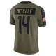 Seattle Seahawks DK Metcalf 14 Nike 2021 Salute to Service NFL Jersey