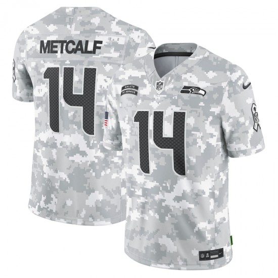 Seattle Seahawks DK Metcalf Nike 2024 Salute to Service NFL Jersey