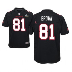 Tampa Bay Buccaneers Antonio Brown 81 Nike Black 2021 Super Bowl LV NFL Jersey Tampa Bay Buccaneers Antonio Brown 81 Nike Black 2021 Super Bowl LV NFL Jersey