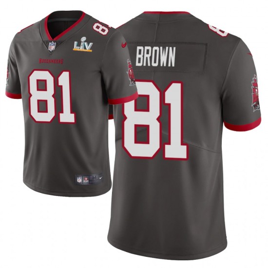 Tampa Bay Buccaneers Antonio Brown 81 Nike Brown 2021 Super Bowl LV NFL Jersey