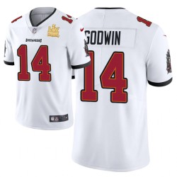 Tampa Bay Buccaneers Chris Godwin 14 Nike White 2021 Super Bowl LV Champions NFL Jersey Tampa Bay Buccaneers Chris Godwin 14 Nike White 2021 Super Bowl LV Champions NFL Jersey