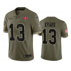 Tampa Bay Buccaneers Mike Evans 13 Nike 2022 Salute to Service NFL Jersey
