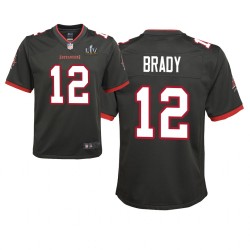 Tampa Bay Buccaneers Tom Brady 12 Nike Brown 2021 Super Bowl LV NFL Jersey