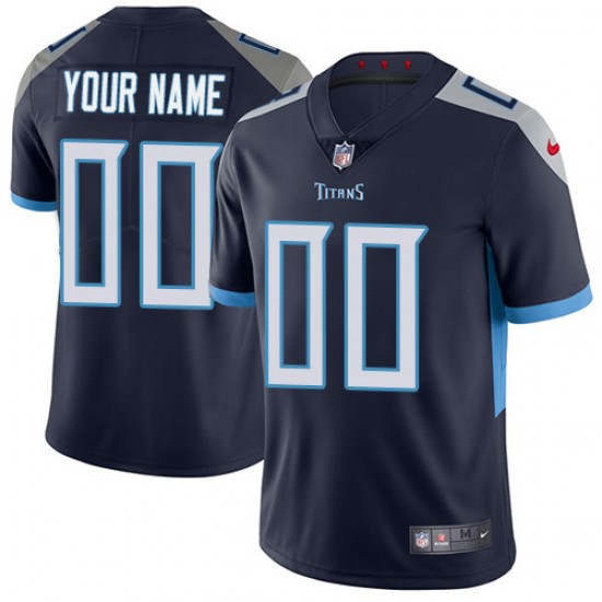 Tennessee Titans Custom Blue NFL Jersey