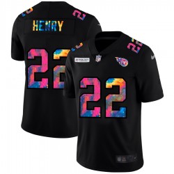 Tennessee Titans Derrick Henry 22 Nike 2020 Multicolor Black NFL Jersey Tennessee Titans Derrick Henry 22 Nike 2020 Multicolor Black NFL Jersey