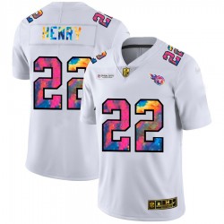 Tennessee Titans Derrick Henry 22 Nike 2020 Multicolor White NFL Jersey Tennessee Titans Derrick Henry 22 Nike 2020 Multicolor White NFL Jersey