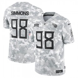 Tennessee Titans Jeffery Simmons Nike 2024 Salute to Service NFL Jersey Tennessee Titans Jeffery Simmons Nike 2024 Salute to Service NFL Jersey