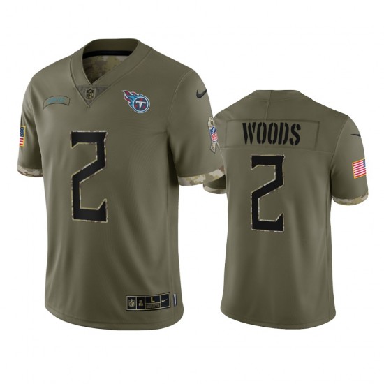Tennessee Titans Robert Woods 2 Nike 2022 Salute to Service NFL Jersey