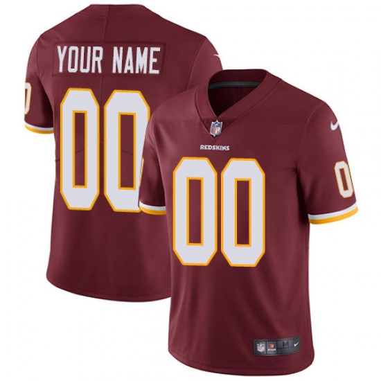 Washington Redskins Custom Red NFL Jersey