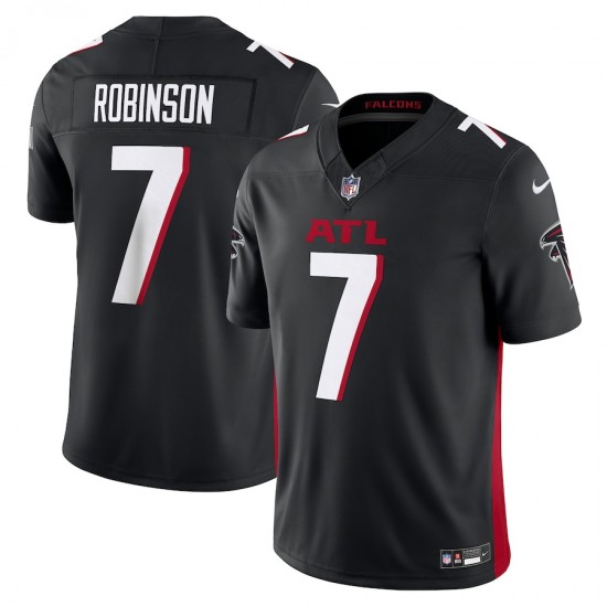 Atlanta Falcons Bijan Robinson Nike 2023 Black Vapor F.U.S.E. Limited NFL Jersey