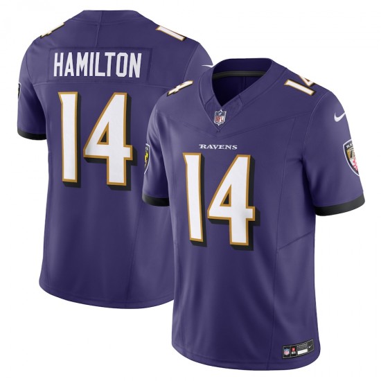 Baltimore Ravens Kyle Hamilton Nike 2023 Purple Vapor F.U.S.E. Limited NFL Jersey
