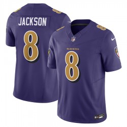 Baltimore Ravens Lamar Jackson Nike 2023 Purple Vapor F.U.S.E. Limited NFL Jersey Baltimore Ravens Lamar Jackson Nike 2023 Purple Vapor F.U.S.E. Limited NFL Jersey