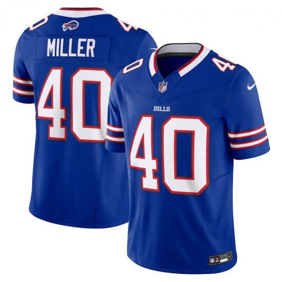 Buffalo Bills Von Miller Nike 2023 Royal Vapor F.U.S.E. Limited NFL Jersey
