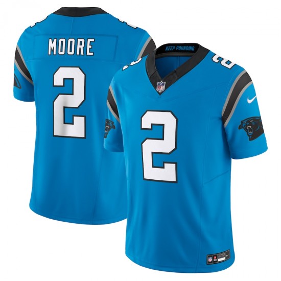 Carolina Panthers D.J. Moore Nike 2023 Blue Vapor F.U.S.E. Limited NFL Jersey