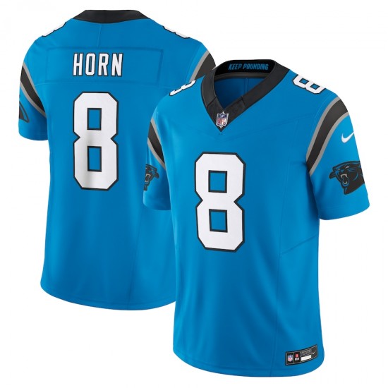 Carolina Panthers Jaycee Horn Nike 2023 Blue Vapor F.U.S.E. Limited NFL Jersey