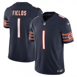 Chicago Bears Justin Fields Nike 2023 Navy Vapor F.U.S.E. Limited NFL Jersey