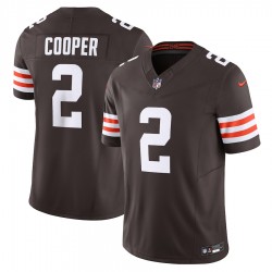 Cleveland Browns Amari Cooper Nike 2023 Brown Vapor F.U.S.E. Limited NFL Jersey Cleveland Browns Amari Cooper Nike 2023 Brown Vapor F.U.S.E. Limited NFL Jersey