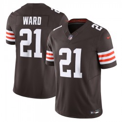 Cleveland Browns Denzel Ward Nike 2023 Brown Vapor F.U.S.E. Limited NFL Jersey Cleveland Browns Denzel Ward Nike 2023 Brown Vapor F.U.S.E. Limited NFL Jersey