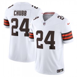 Cleveland Browns Nick Chubb Nike 2023 White Vapor F.U.S.E. Limited NFL Jersey Cleveland Browns Nick Chubb Nike 2023 White Vapor F.U.S.E. Limited NFL Jersey