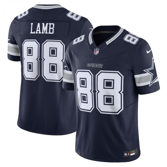 Dallas Cowboys CeeDee Lamb Nike 2023 Navy Vapor F.U.S.E. Limited NFL Jersey