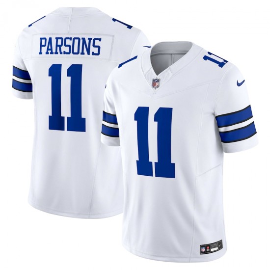 Dallas Cowboys Micah Parsons Nike 2023 White Vapor F.U.S.E. Limited NFL Jersey
