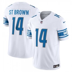 Detroit Lions Amon Ra St. Brown Nike 2023 White Vapor F.U.S.E. Limited NFL Jersey Detroit Lions Amon Ra St. Brown Nike 2023 White Vapor F.U.S.E. Limited NFL Jersey
