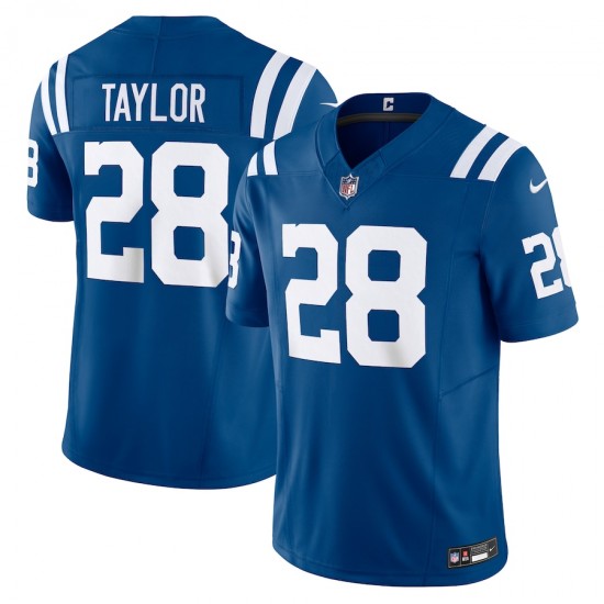 Indianapolis Colts Jonathan Taylor Nike 2023 Royal Vapor F.U.S.E. Limited NFL Jersey