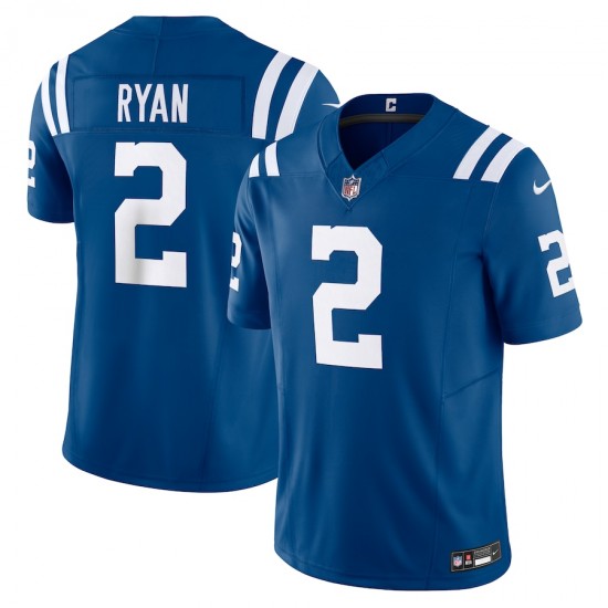 Indianapolis Colts Matt Ryan Nike 2023 Royal Vapor F.U.S.E. Limited NFL Jersey