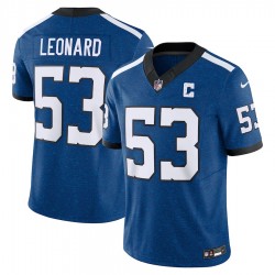 Indianapolis Colts Shaquille Leonard Nike 2023 Royal Indiana Nights Alternate Vapor F.U.S.E. Limited NFL Jersey Indianapolis Colts Shaquille Leonard Nike 2023 Royal Indiana Nights Alternate Vapor F.U.S.E. Limited NFL Jersey
