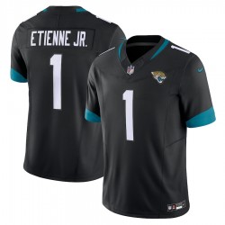 Jacksonville Jaguars Travis Etienne Nike 2023 Black Alternate Vapor F.U.S.E. Limited NFL Jersey