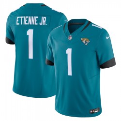 Jacksonville Jaguars Travis Etienne Nike 2023 Teal Vapor F.U.S.E. Limited NFL Jersey
